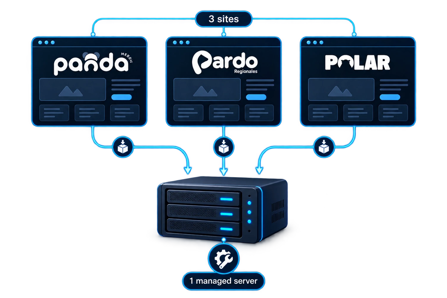 The store, and the server under it | Panda Merchandising
