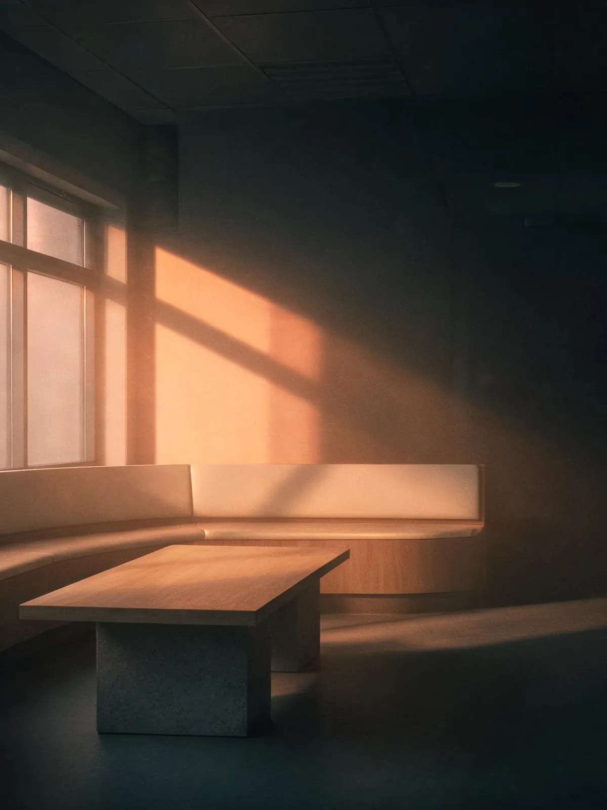 A quiet, modern clinic interior